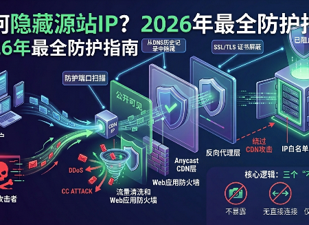 如何隐藏源站IP？2026年最全防护指南